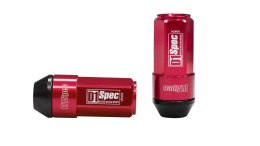 Kute Nakrętki D1Spec 2w1 Stal M12x1,25 54mm Czerwone Heptagon