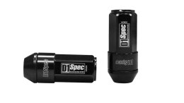 Kute Nakrętki D1Spec 2w1 Stal M12x1,5 54mm Czarne Heptagon