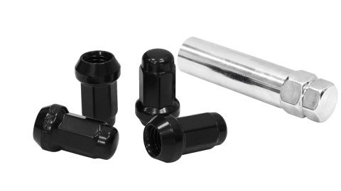 Kute nakrętki zabezpieczające D1Spec Stal M12x1,5 Black