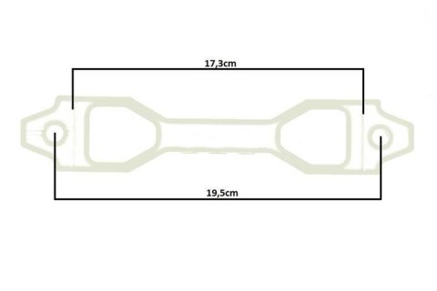 Uchwyt Akumulatora D1Spec 17cm blue