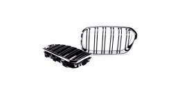 Grill BMW 1 F20 F21 Facelift podwójne żeberka Chrome & Black