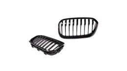 Grill BMW 1 F20 F21 Facelift pojedyncze żeberka Gloss Black