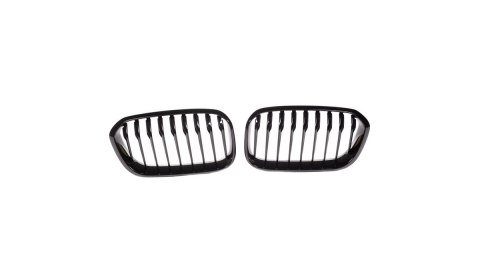 Grill BMW 1 F20 F21 Facelift pojedyncze żeberka Gloss Black