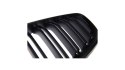 Grill BMW 2 F22 F23 podwójne żeberka Matt Black
