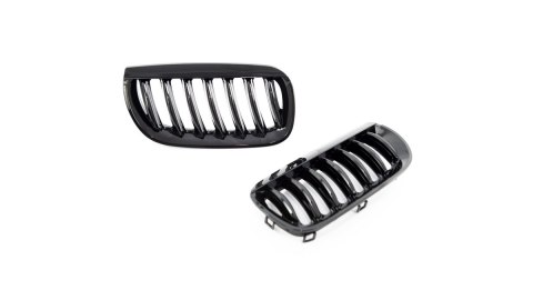 Grill BMW X3 E83 pojedyncze żeberka Gloss Black