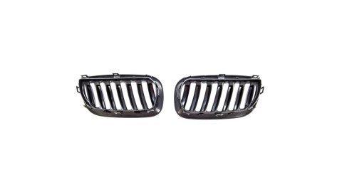 Grill BMW X3 E83 pojedyncze żeberka Gloss Black