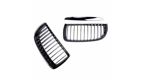 Grill BMW 3 E90 E91 pojedyncze żeberka Gloss Black