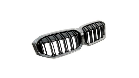 Grill BMW 5 G30 F90 G31 Facelift podwójne żeberka Carbon Look