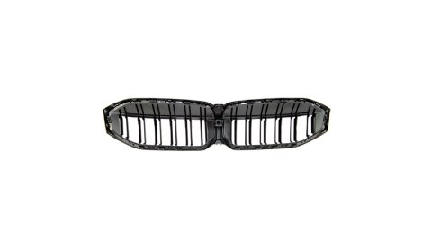Grill BMW 5 G30 F90 G31 Facelift podwójne żeberka Carbon Look