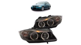 Lampy BMW 3 E90 E91 Przód Black