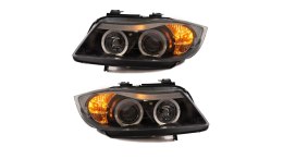 Lampy BMW 3 E90 E91 Przód Black