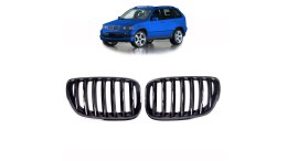Grill BMW X5 E53 pojedyncze żeberka Gloss Black