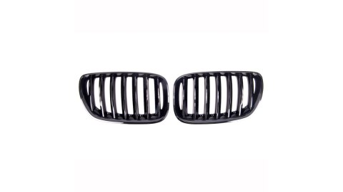 Grill BMW X5 E53 pojedyncze żeberka Gloss Black