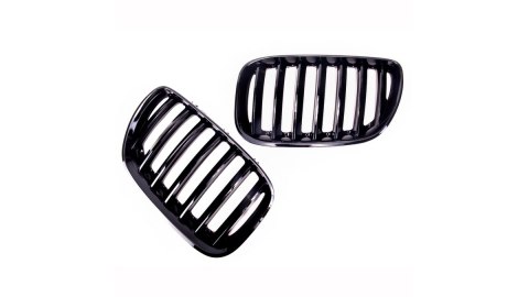 Grill BMW X5 E53 pojedyncze żeberka Gloss Black