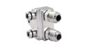 Adapter chłodnicy oleju do skrzyni biegów ZF 8HP BMW N57 B58 + Nyple M18x1.5 - AN10
