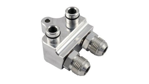 Adapter chłodnicy oleju do skrzyni biegów ZF 8HP BMW N57 B58 + Nyple M18x1.5 - AN10