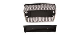Grill Audi A6 C6 Chrome & Gloss Black