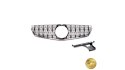 Grill Mercedes-Benz E C207 A207 GT Chrome & Black USZKODZONY