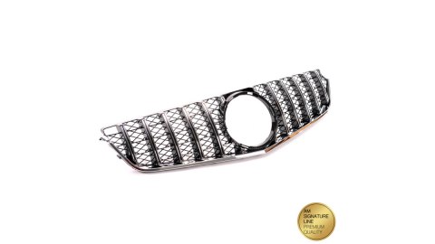 Grill Mercedes-Benz E C207 A207 GT Chrome & Black USZKODZONY