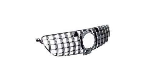 Grill Mercedes-Benz GLE W166 C292 Facelift GT Chrome & Black USZKODZONY