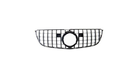 Grill Mercedes-Benz GLS X166 Facelift GT Gloss Black Camera DAMAGED
