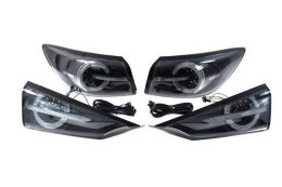 Lampy tylne LED Mazda 3 Sedan 09-13 USZKODZONE