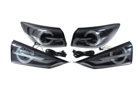 Lampy tylne LED Mazda 3 Sedan 09-13 USZKODZONE