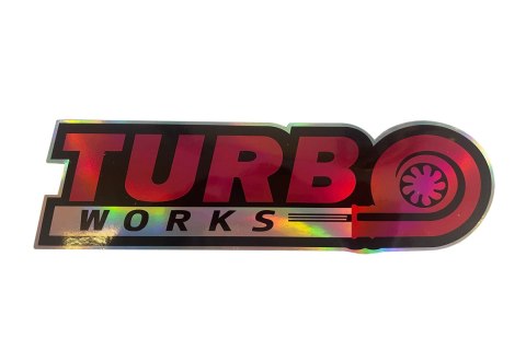 Naklejka TurboWorks Holo 22cm