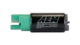 Pompa paliwa AEM 340 LPH 65 mm, bez uchwytów, kompatybilna z etanolem