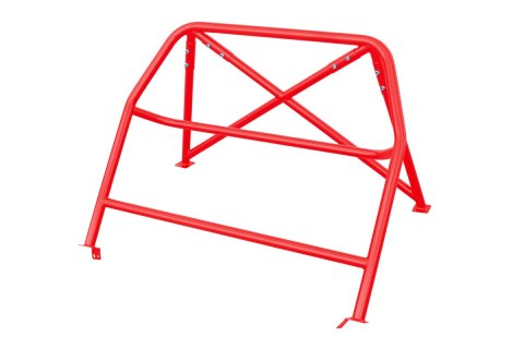 Rollbar skręcana pół klatka BMW 3 E30 Red