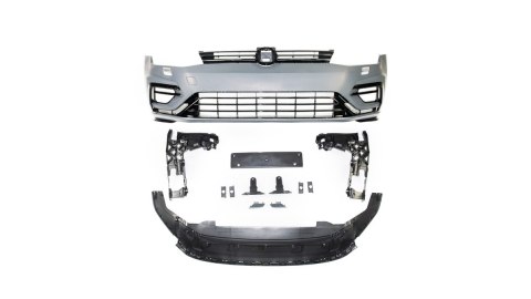 Zderzak Volkswagen Golf 7 Facelift Przód SRA Grill USZKODZONY