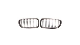 Grill BMW 5 F10 F11 podwójne żeberka Chrome & Black