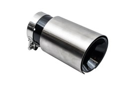 Końcówka tłumika 101mm wejście 70mm Szczotkowana