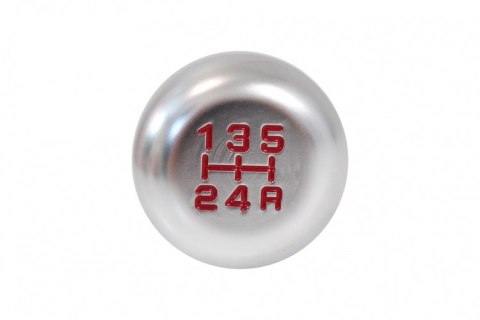 Gałka zmiany biegów aluminiowa 5B Uniwersalna Silver