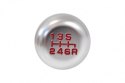Gałka zmiany biegów aluminiowa 6B Uniwersalna Silver