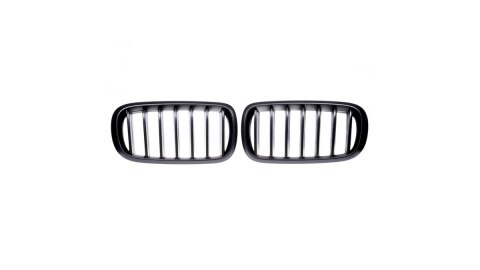 Grill BMW X5 F15 F85 X6 F16 F86 pojedyncze żeberka Matt Black
