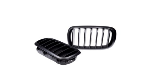 Grill BMW X5 F15 F85 X6 F16 F86 pojedyncze żeberka Matt Black