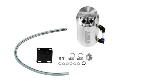 Oil Catch Tank TurboWorks 0.7L 20mm Silver