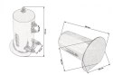 Zbiornik Paliwa Swirl Pot 2,5L TurboWorks typ.3