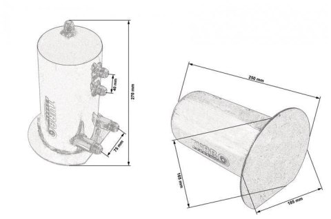 Zbiornik Paliwa Swirl Pot 2,5L TurboWorks typ.3