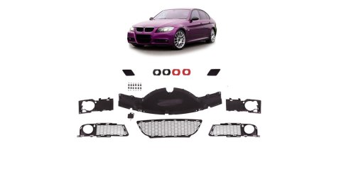 Akcesoria zderzaka BMW 3 E90 E91 Przód Kratki