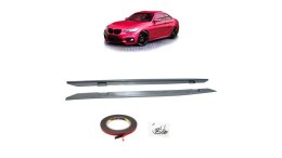 Dokładka BMW 2 F22 F23 Progi Carbon Look
