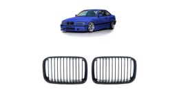 Grill BMW 3 E36 Compact pojedyncze żeberka Gloss Black