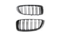Grill BMW 4 F32 F82 F33 F83 F36 podwójne żeberka Carbon Look