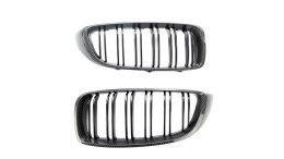 Grill BMW 4 F32 F82 F33 F83 F36 podwójne żeberka Carbon Look