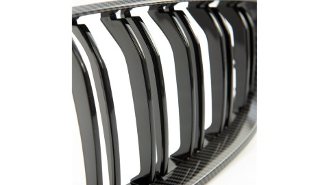 Grill BMW 4 F32 F82 F33 F83 F36 podwójne żeberka Carbon Look