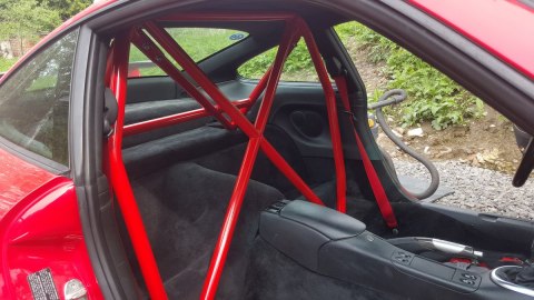 Rollbar skręcana pół klatka Porsche 911 964 933 Coupe Black