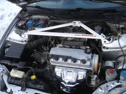 Rozpórka Honda Civic V VI CRX Del Sol 3 punktowa przednia górna White