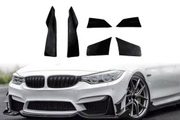 Canards BMW 3 F80 BMW 4 F82 BMW 4 F83 Black