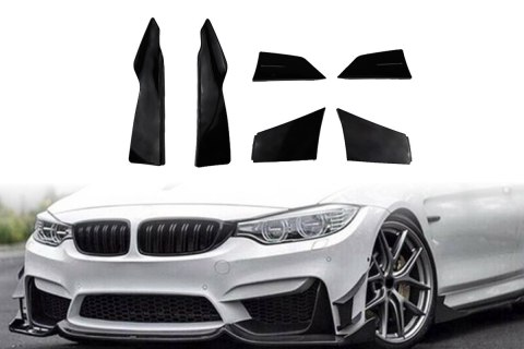 Canards BMW 3 F80 BMW 4 F82 BMW 4 F83 Black
